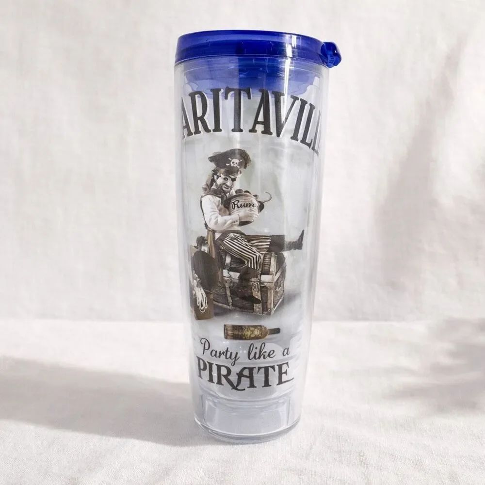 Margaritaville Party Like a Pirate - 26 oz. Tumbler - blue lid